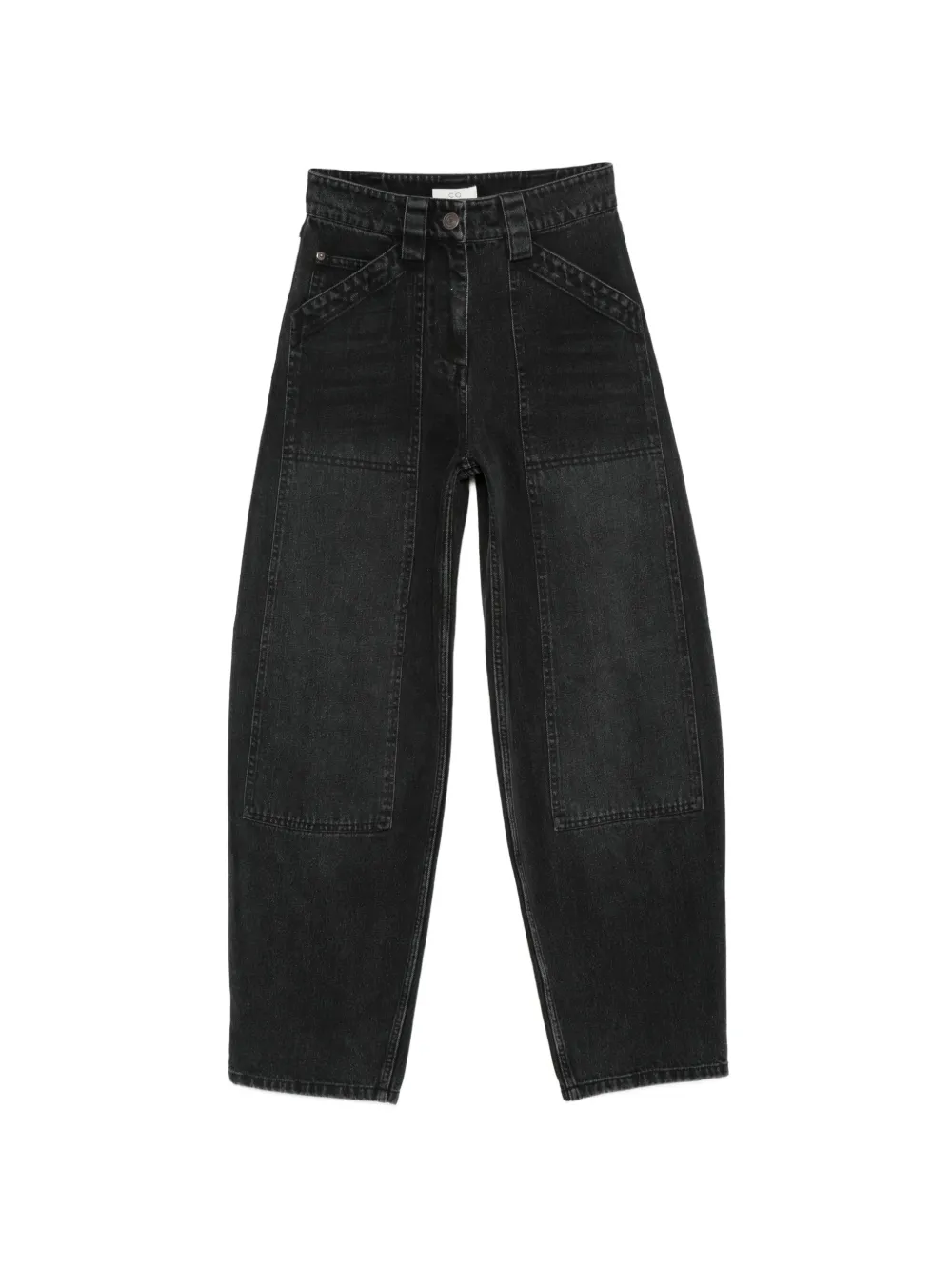 Co panelled high-waisted jeans
