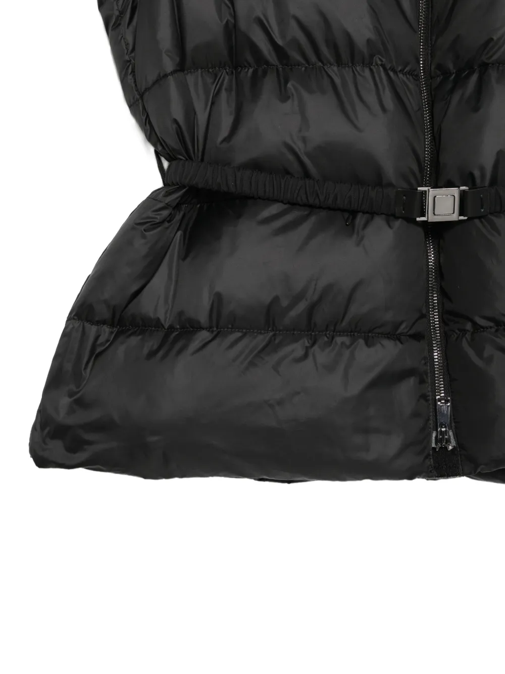 Lorena Antoniazzi Bodywarmer met ceintuur Zwart