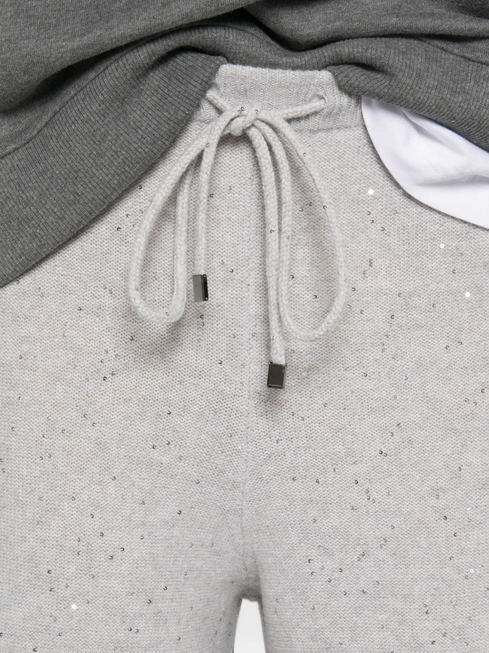 Antonelli Broek met pailletten Grijs