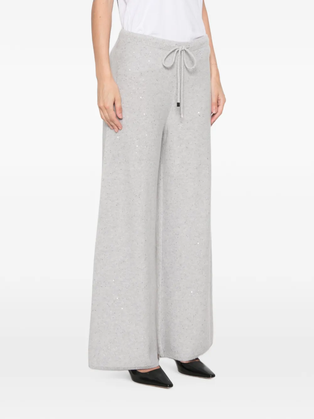 Antonelli Broek met pailletten Grijs