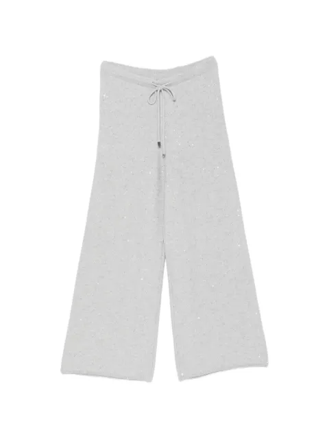 Antonelli sequin-embellished drawstring trousers