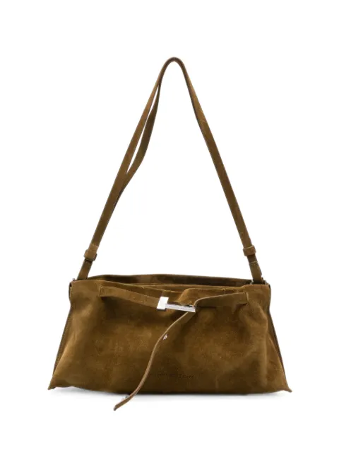Benedetta Bruzziches Lauren buckle-fastening suede shoulder bag