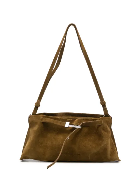 Benedetta Bruzziches Lauren buckle-fastening suede shoulder bag