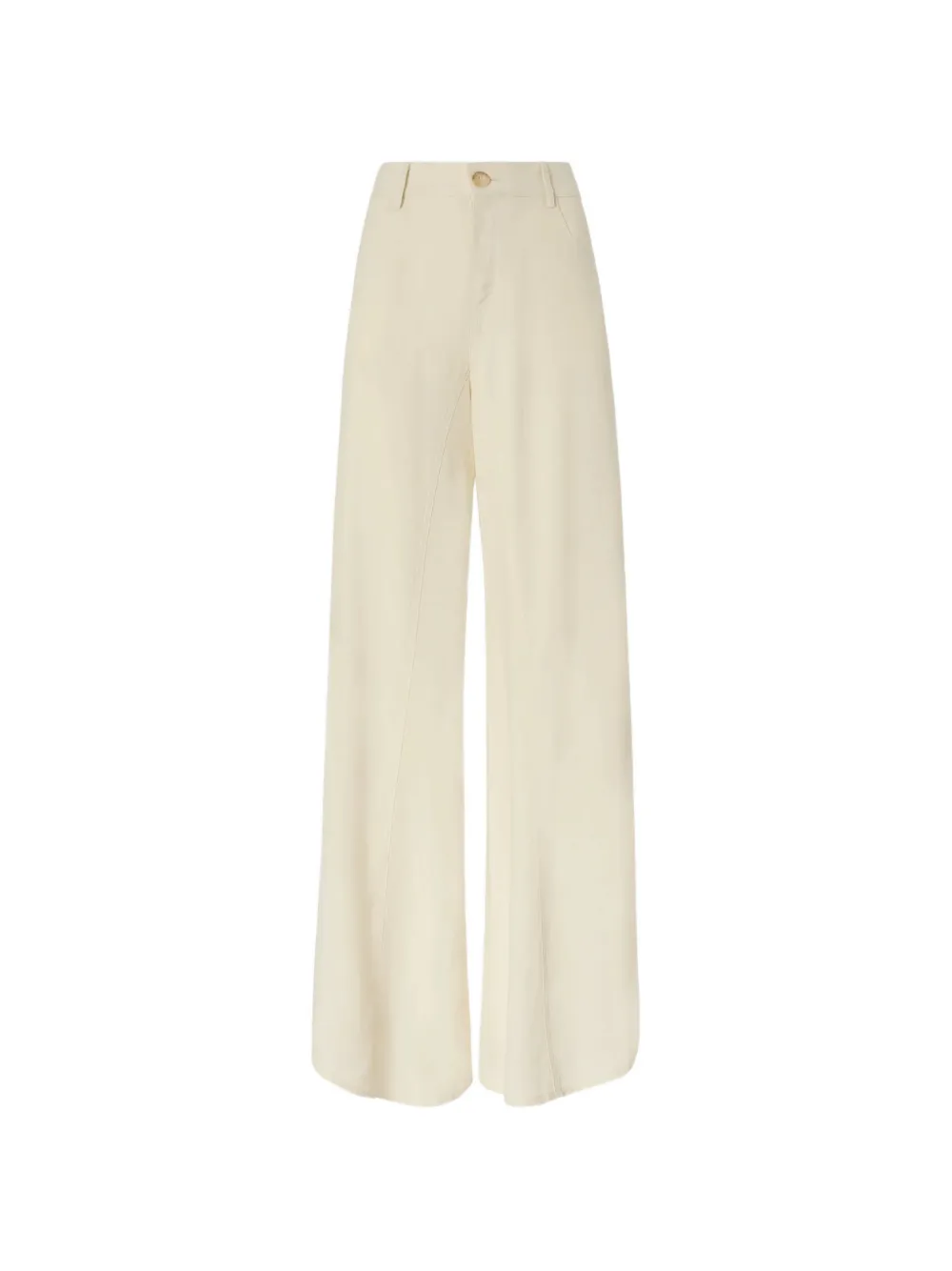 PINKO wide leg linen trousers - Toni neutri