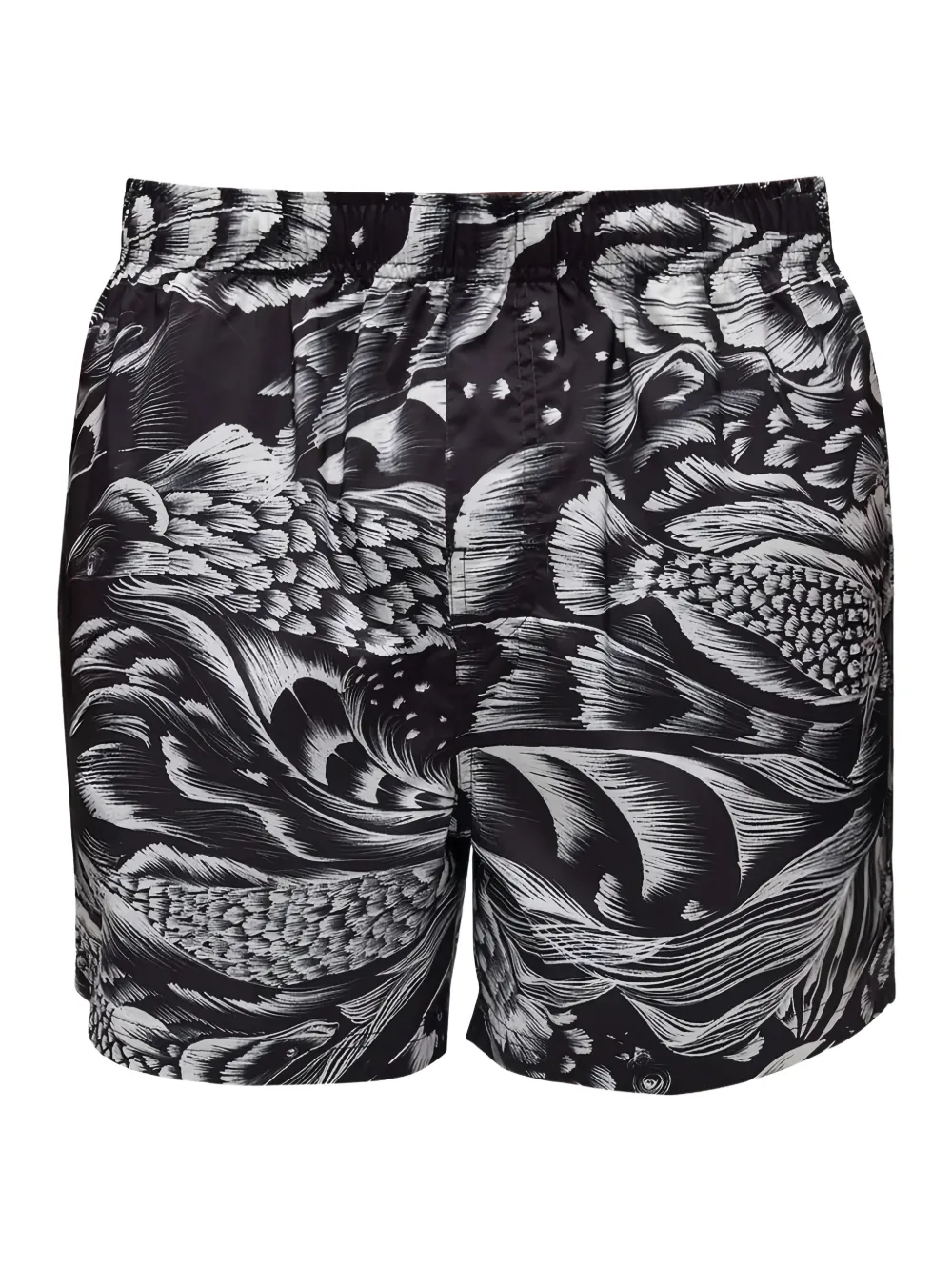 Osklen Shorts met bloemenprint Zwart