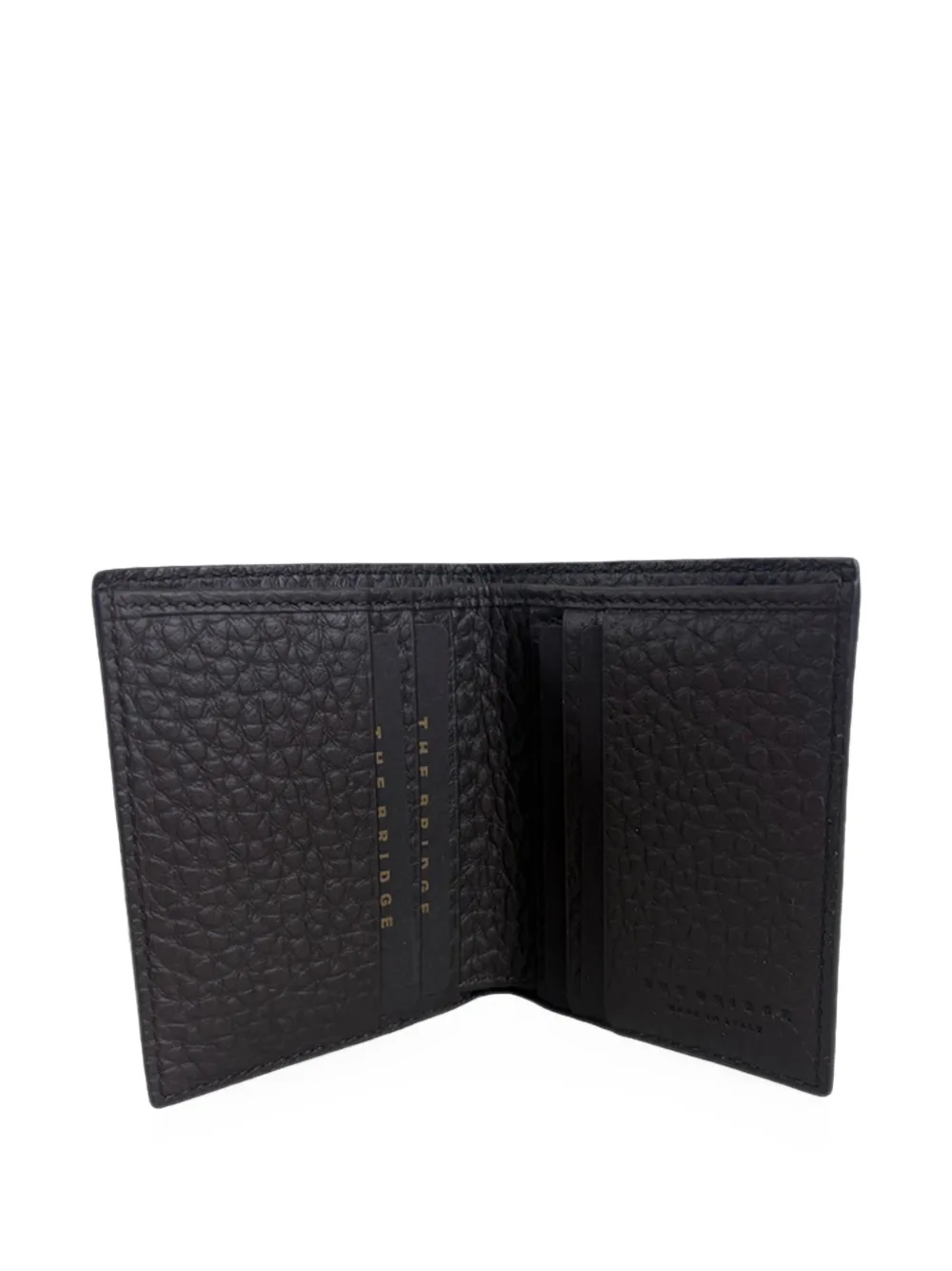 The Bridge grained leather wallet Bruin