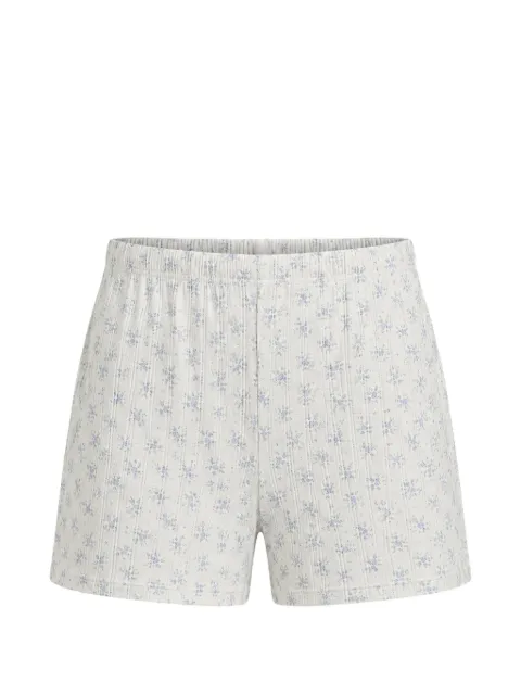 Polo Ralph Lauren floral-print pointelle-knit pajama shorts