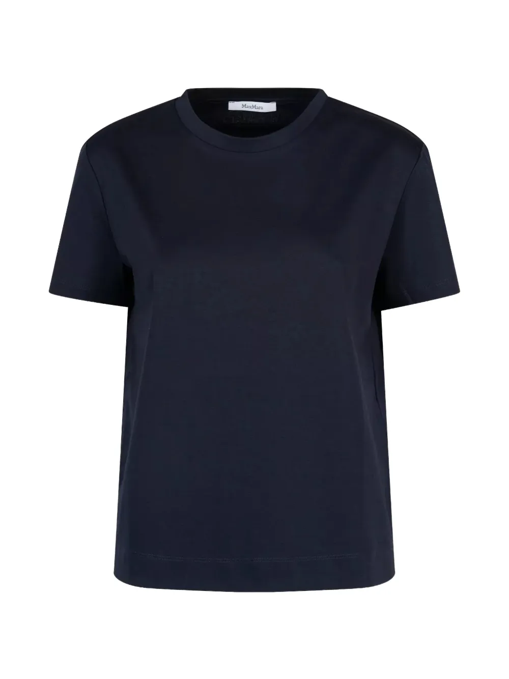 Max Mara logo-embroidered T-shirt - Blu