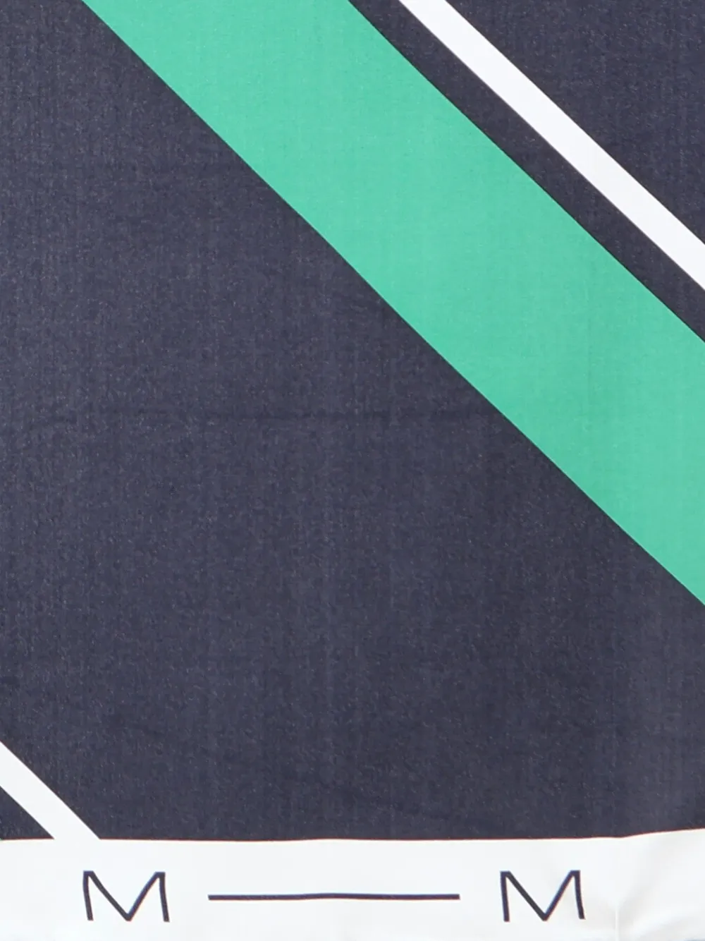 Max Mara Gestreepte sjaal Blauw