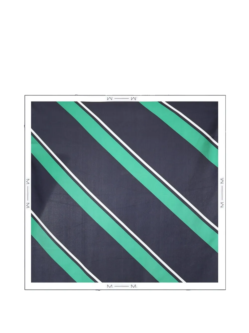 Max Mara striped silk scarf · One Size