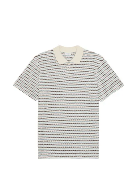 Les Deux geometric-pattern polo shirt