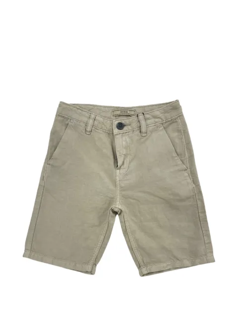 GUESS USA logo-embroidered chino shorts