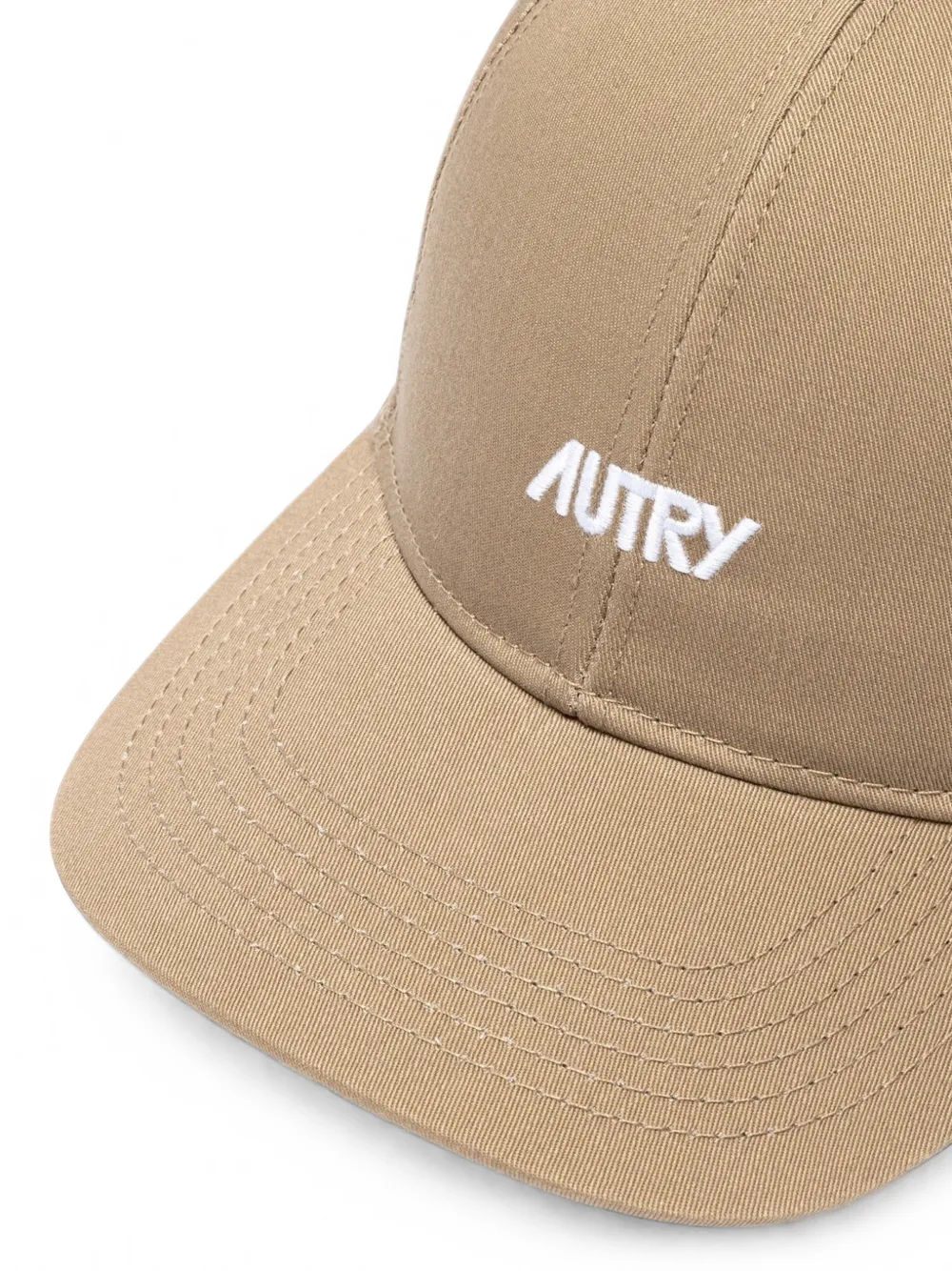 Autry Honkbalpet met geborduurd logo Beige