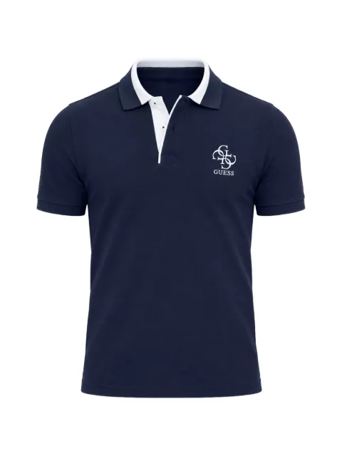 GUESS USA Lyle logo-embroidered polo shirt