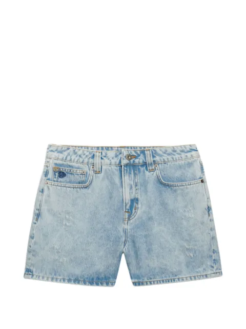 Superdry distressed mini shorts