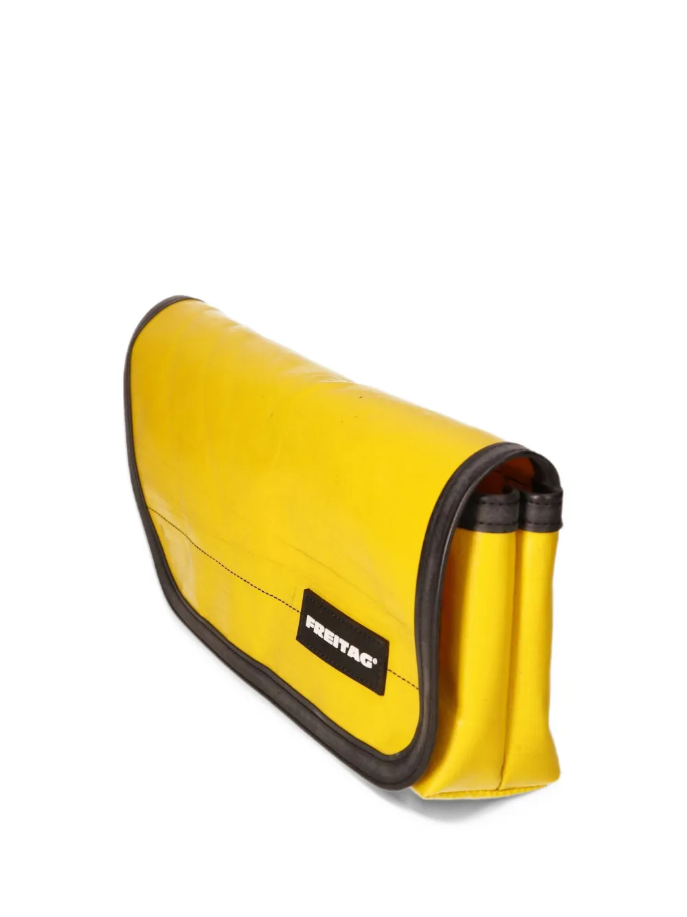 FREITAG small Beryl logo-patch foldover messenger bag - Giallo