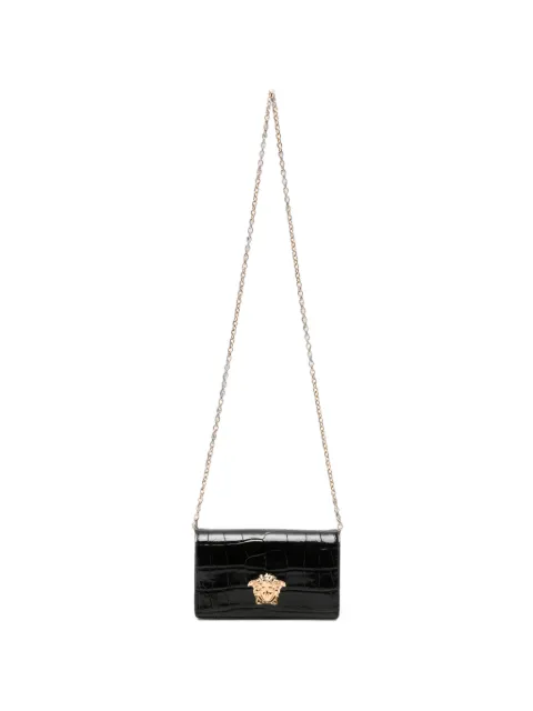 Versace mini Medusa '95 croc-effect shoulder bag
