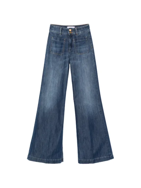 Seafarer patch-pocket wide-leg jeans