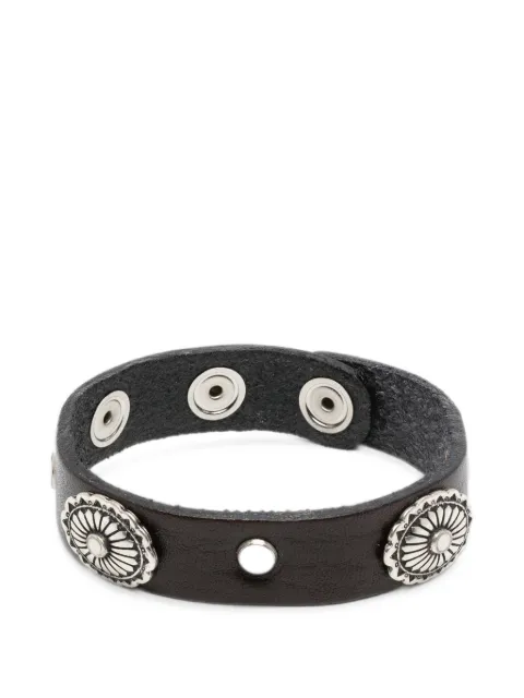 ERALDO stud-embellished leather bracelet