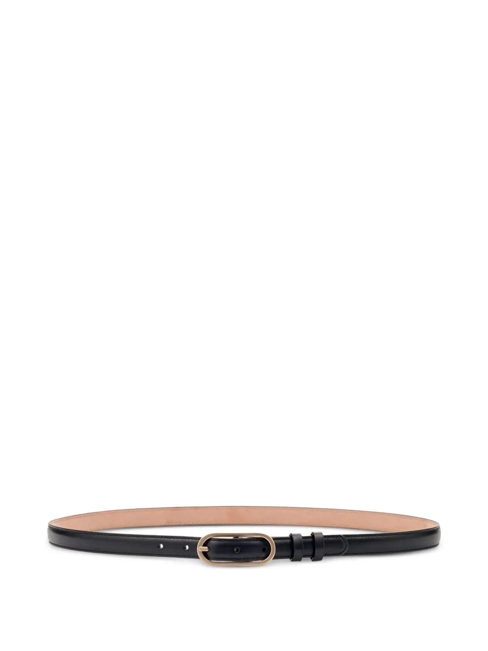 Lottusse Gante oval-buckle leather belt - Nero