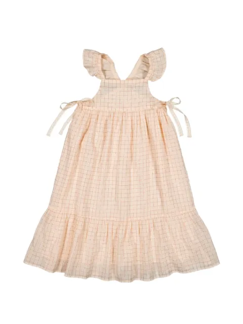 Louis Louise Caitlyn check ruffled dress