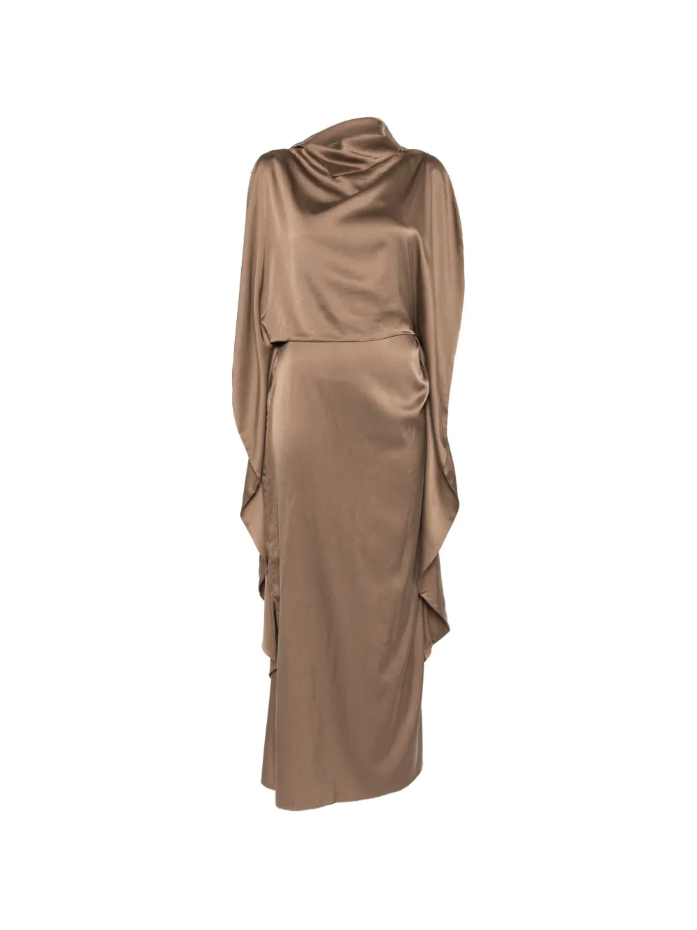 RUOHAN Ikra draped midi dress