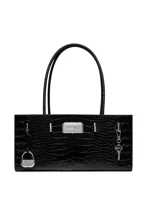Seen Users Aura croc-effect shoulder bag