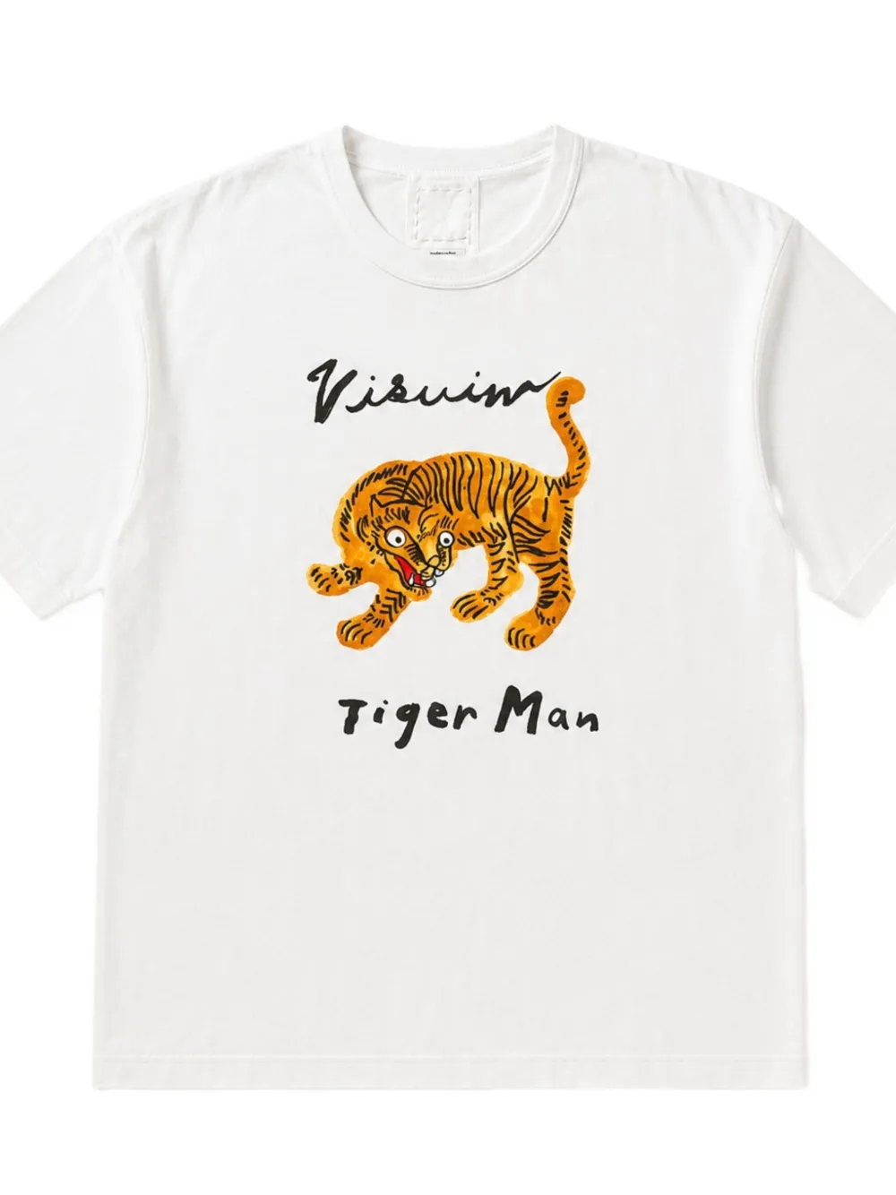 visvim Tiger Man T-shirt Wit