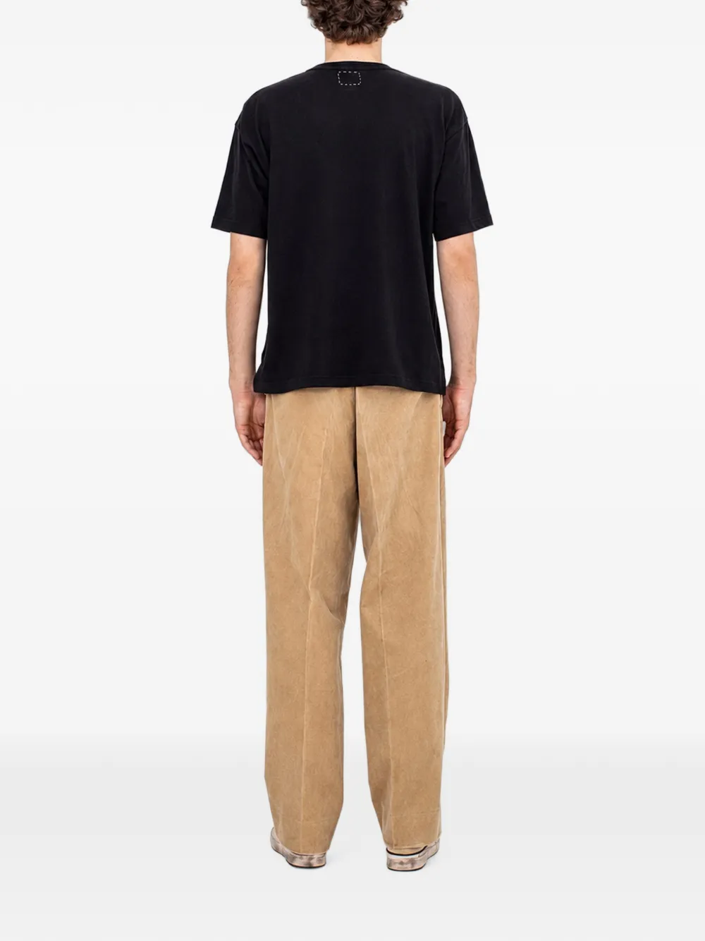 visvim Katoenen T-shirt met logoprint Zwart