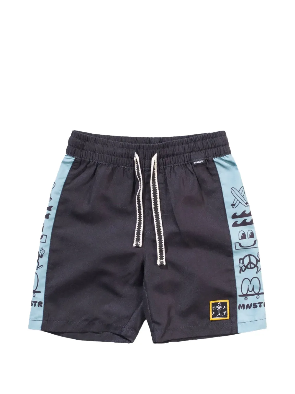 Munster Kids MnstrCloud board swim shorts - Black