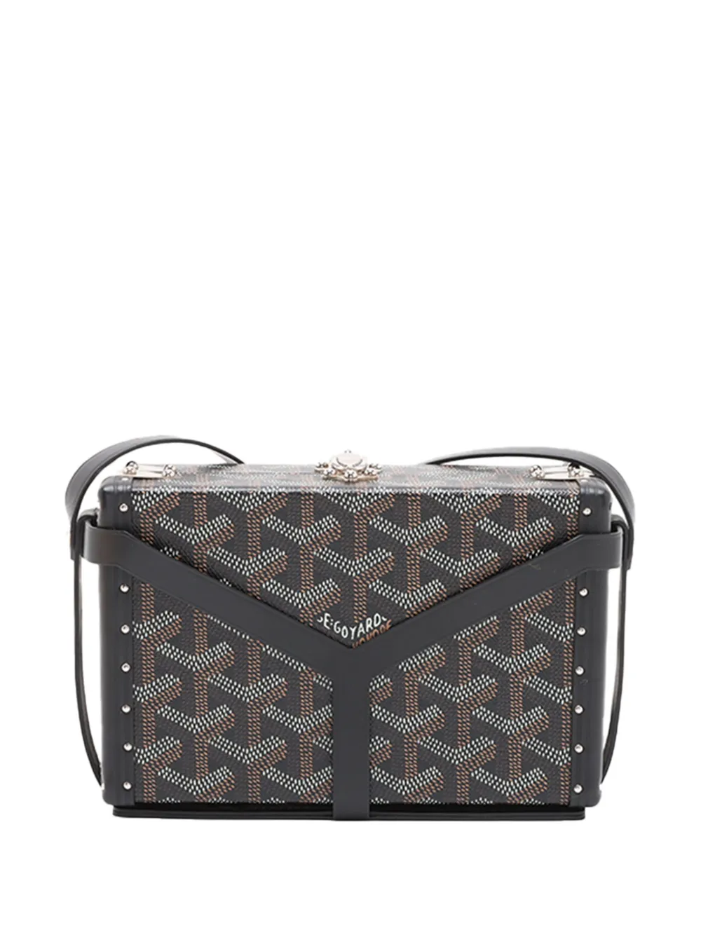 Goyard Pre-Owned 2000-2026 Goyardine Minaudiere Trunk Bag crossbody bag - Nero