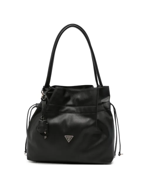 GUESS USA tote Karima de piel con cierre de cordones