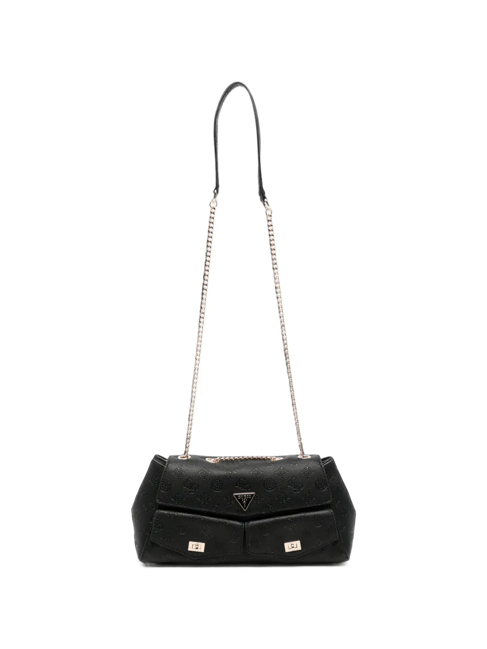 GUESS USA Blake logo-embossed chain-strap crossbody bag - Nero