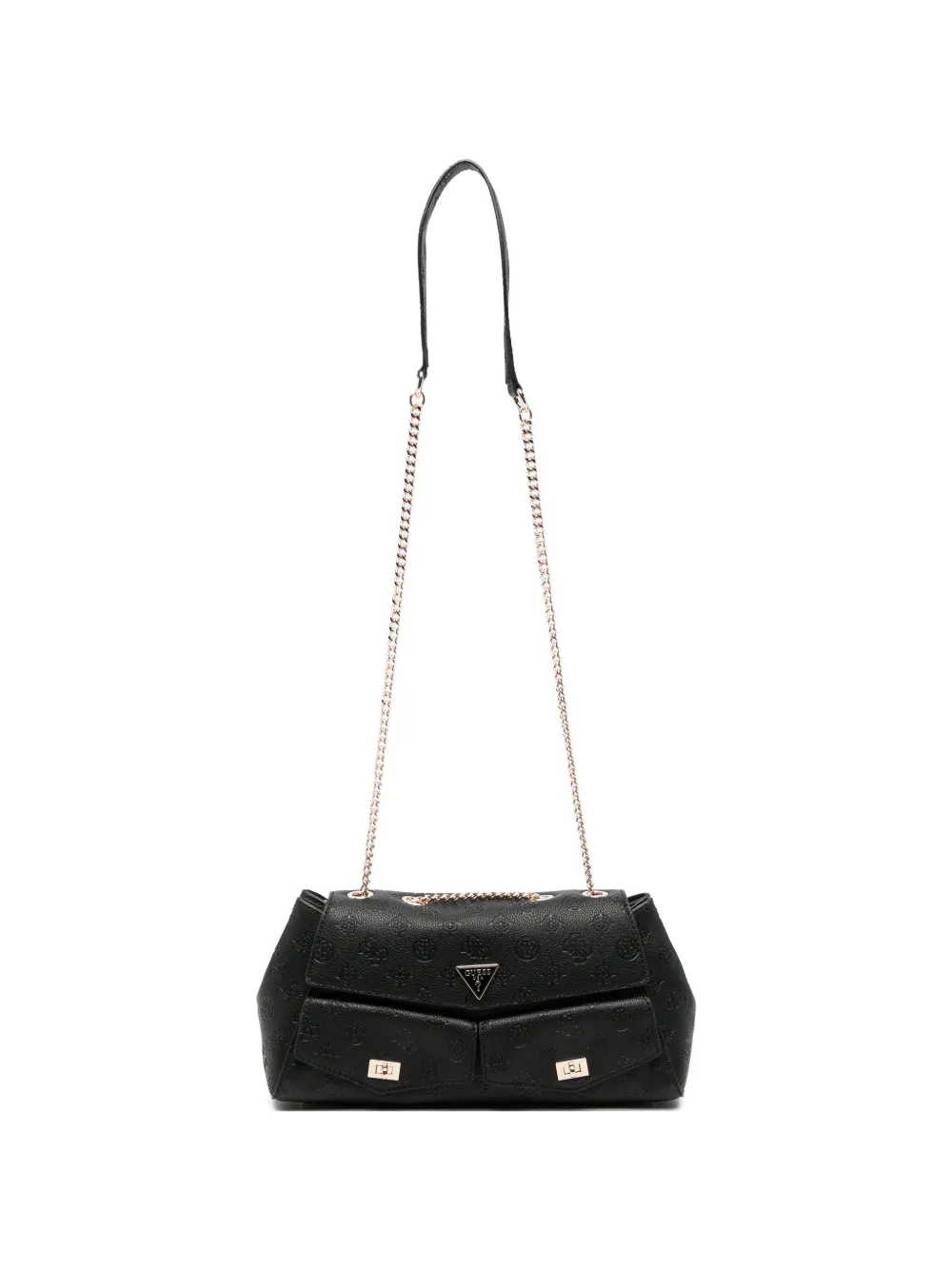 GUESS USA Blake logo-embossed chain-strap crossbody bag - Nero