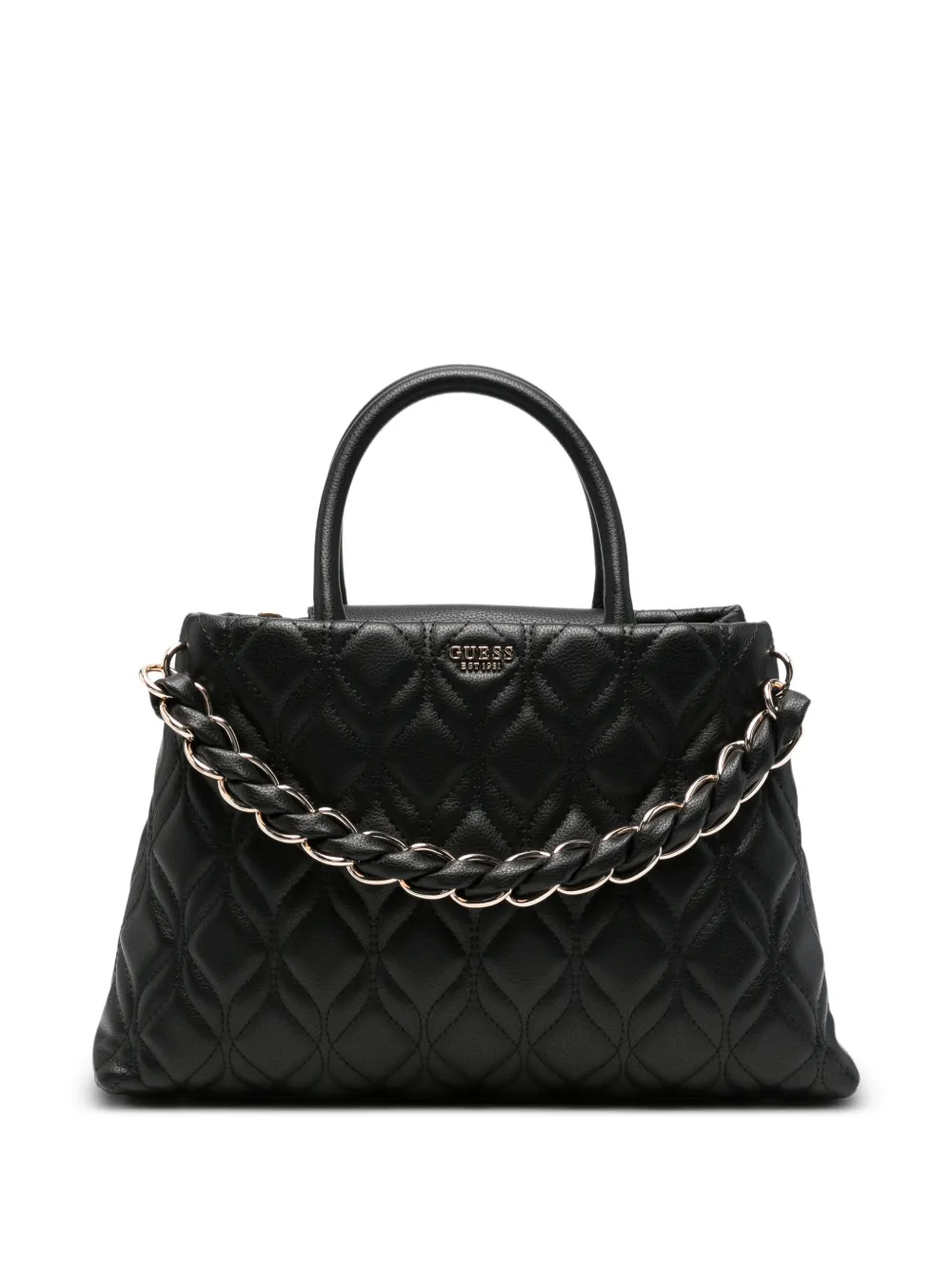 GUESS USA quilted tote bag Zwart