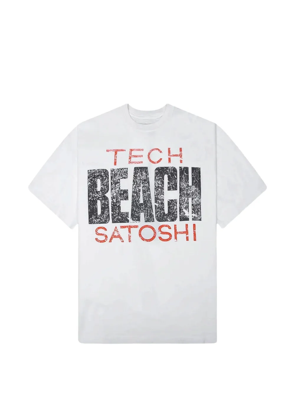 SATOSHI NAKAMOTO logo-print short-sleeve t-shirt