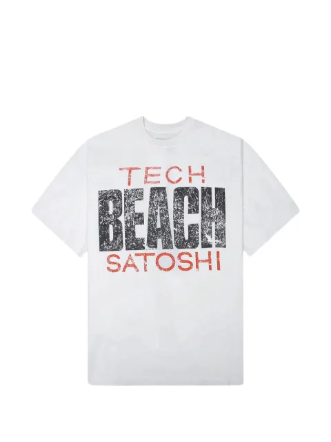 SATOSHI NAKAMOTO logo-print short-sleeve t-shirt