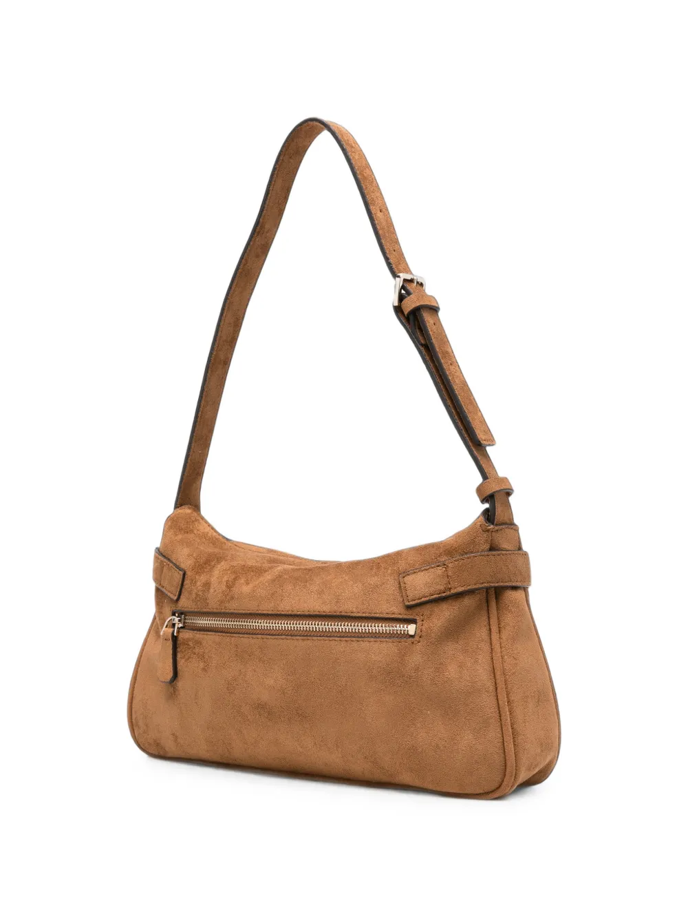 GUESS USA Schoudertas met draaislot Bruin
