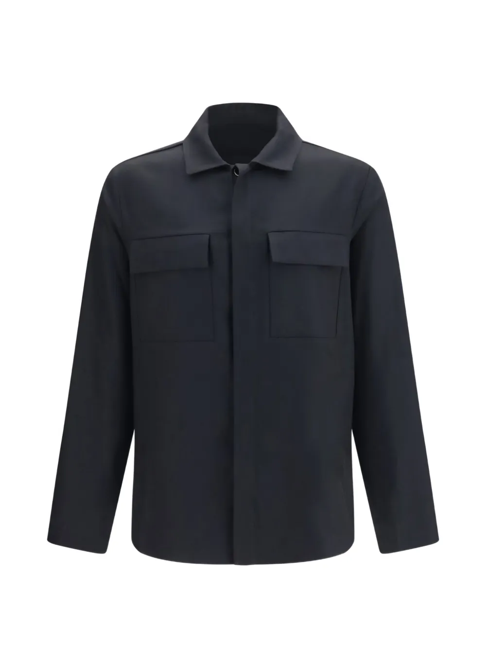 Nine In The Morning Giacca-camicia in lana - Nero