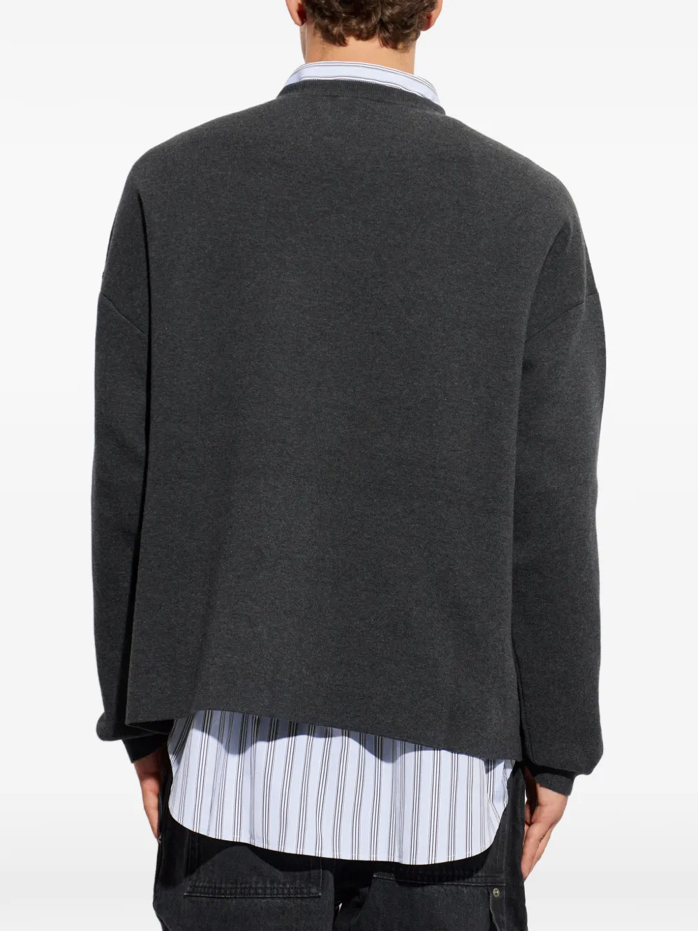 LOEWE Trui met Anagram-patch Grijs