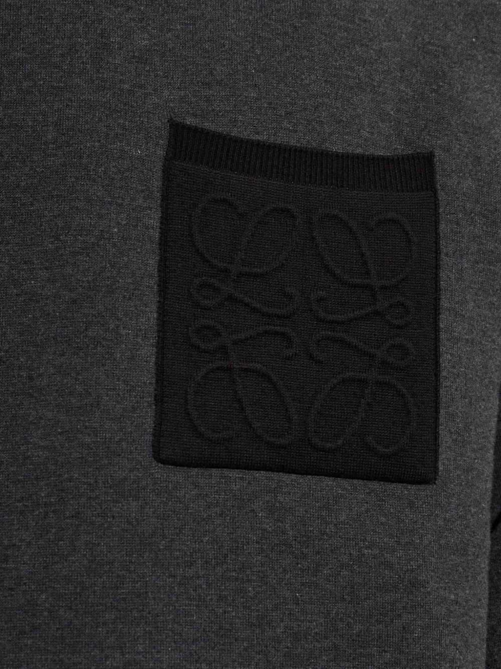 LOEWE Trui met Anagram-patch Grijs