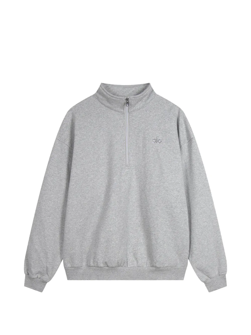 Alo Yoga Accolade Quarter-zip Sweatshirt In Grey