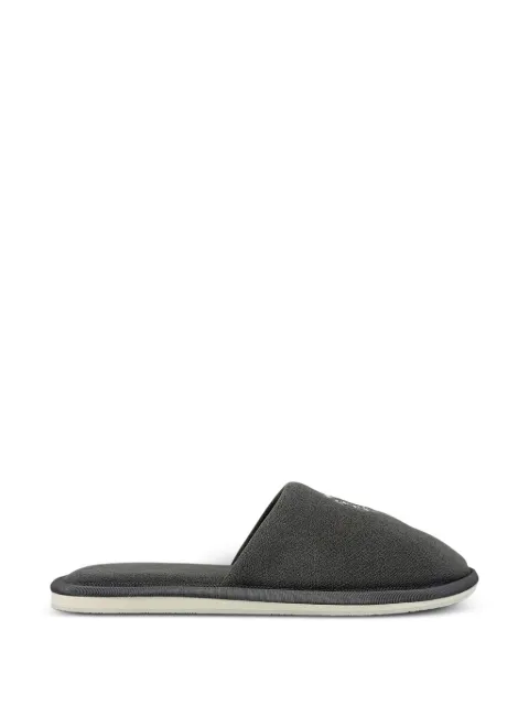 Chrome Hearts slippers London con logo Horseshoe bordado