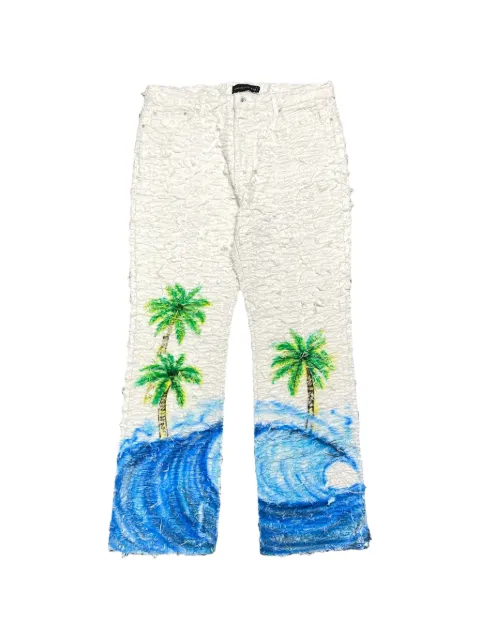 Who Decides War Farley Hill Husk straight-leg jeans