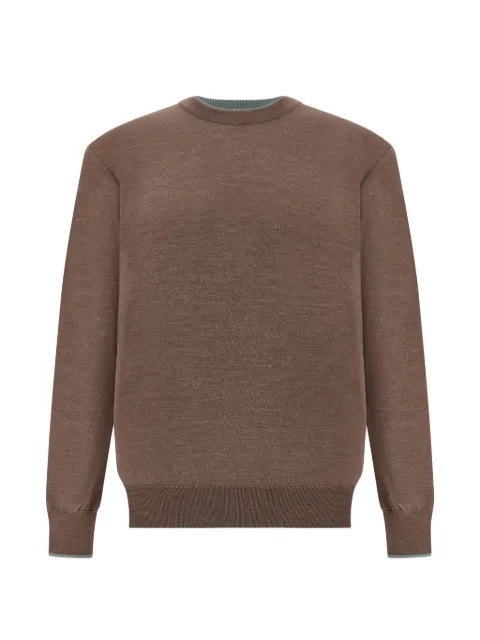 Paul & Shark contrast-trim crew-neck sweater