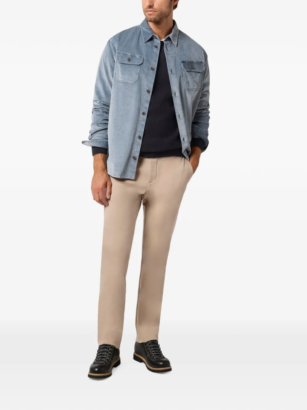 Paul & Shark Piuma ribgebreide trui Blauw
