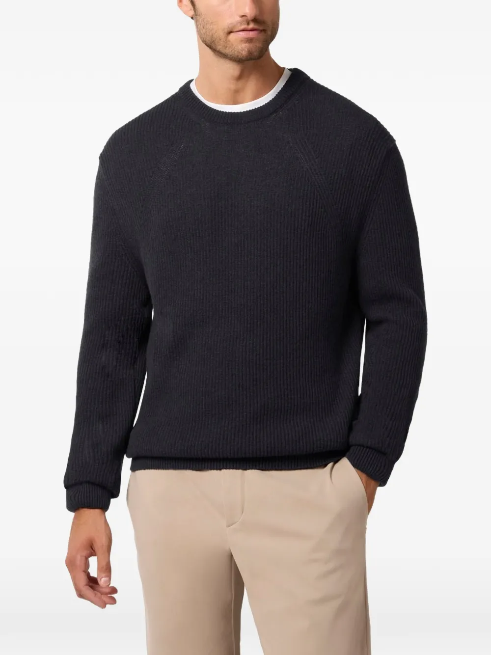 Paul & Shark Piuma ribgebreide trui Blauw