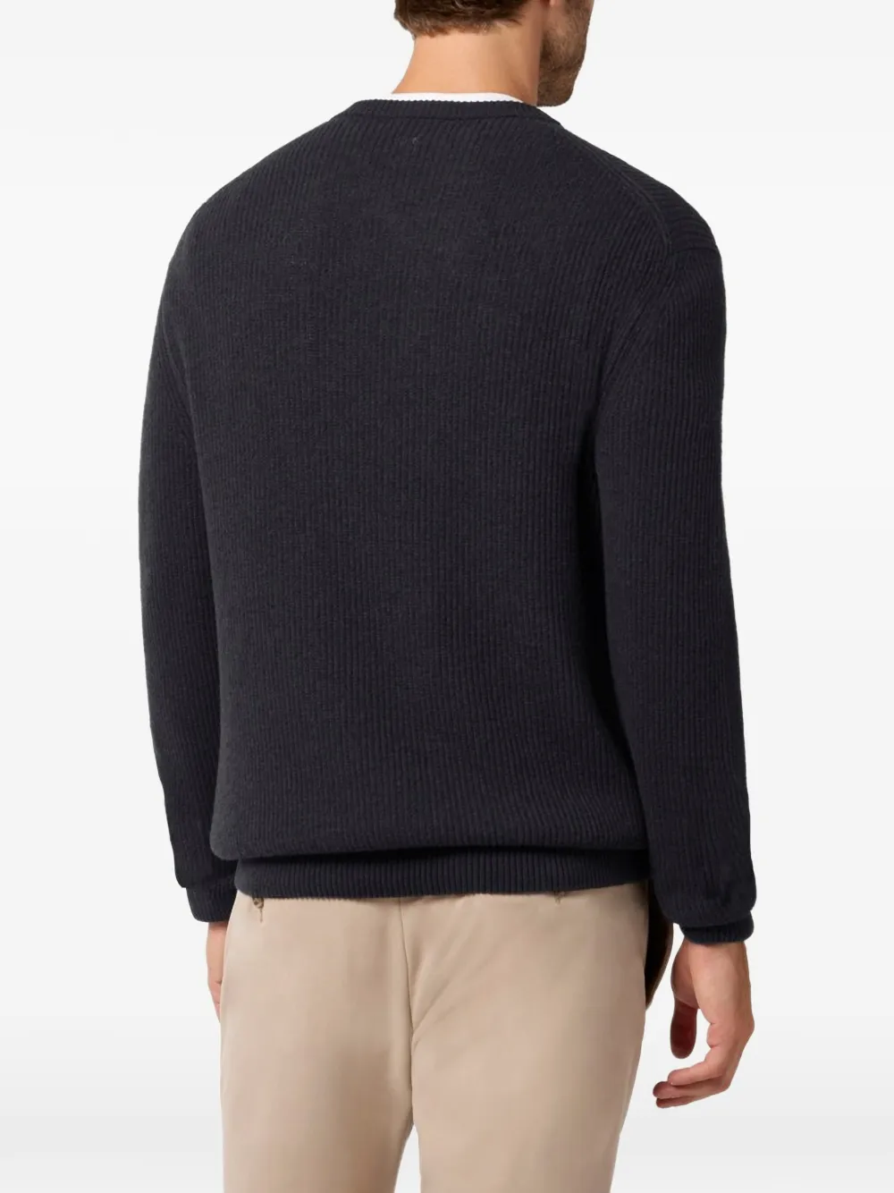 Paul & Shark Piuma ribgebreide trui Blauw