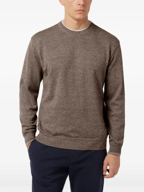 Paul & Shark fil-à-fil double-collar sweater