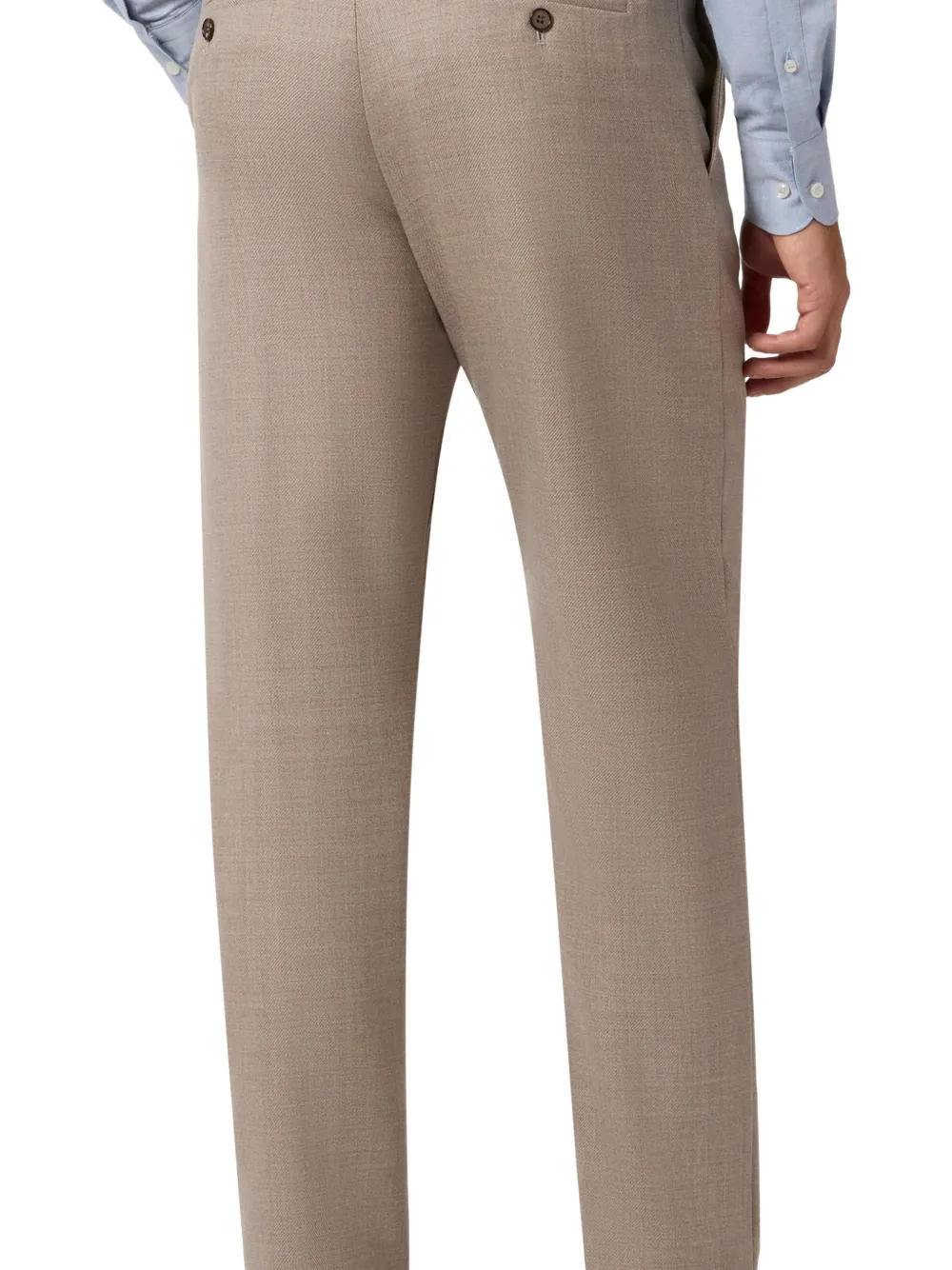 Paul & Shark Bellagio wollen twill broek Beige